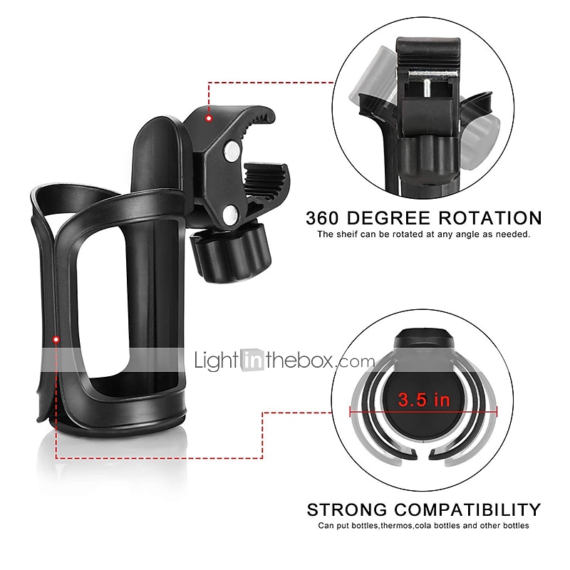 Cup Drink Holder Universal 360 Degrees stable New Designed Easy installation MotorBike Cup Holder Stroller Bottle Holders Rotation Antislip Bike 2025 - $17.99 –P1
