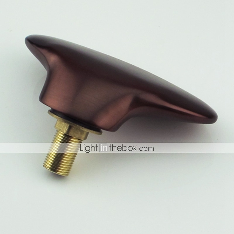 grifo de bañera - bañera romana contemporánea de bronce aceitado válvula de latón grifos mezcladores de ducha de baño / tres manijas / sí / tres manijas cinco agujeros / cascada / tres manijas cinco 2025 - $275.39 –P1