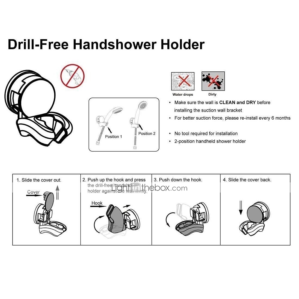 Регулируемый держатель для душа из абс-пластика, присоска, настенный держатель для душа, держатель для душа, кронштейн, сменная стойка 2026 - $7.49 –P8