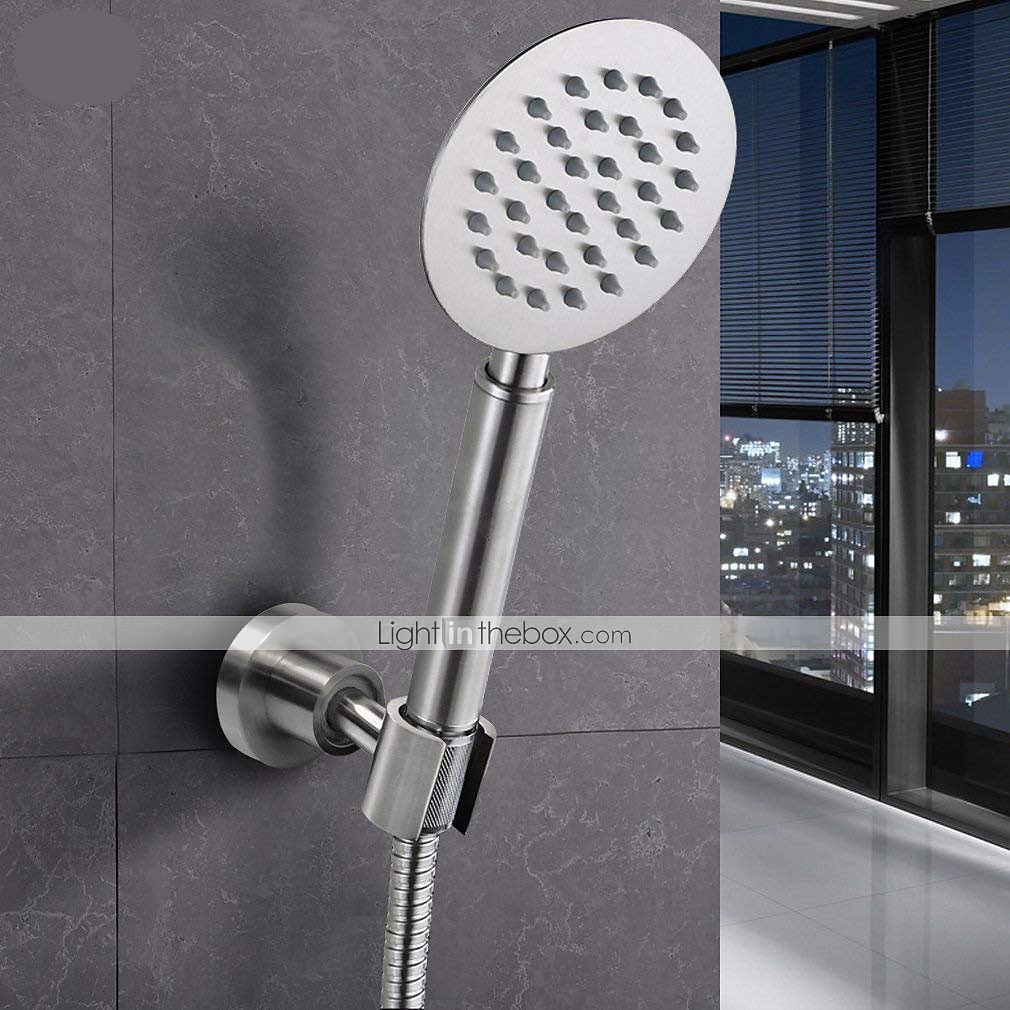 Soporte de ducha de mano giratorio de 360 ° resistente al agua de acero inoxidable montado en la pared, asiento de boquilla de bidé, accesorios de baño 2025 - $24.99 –P2
