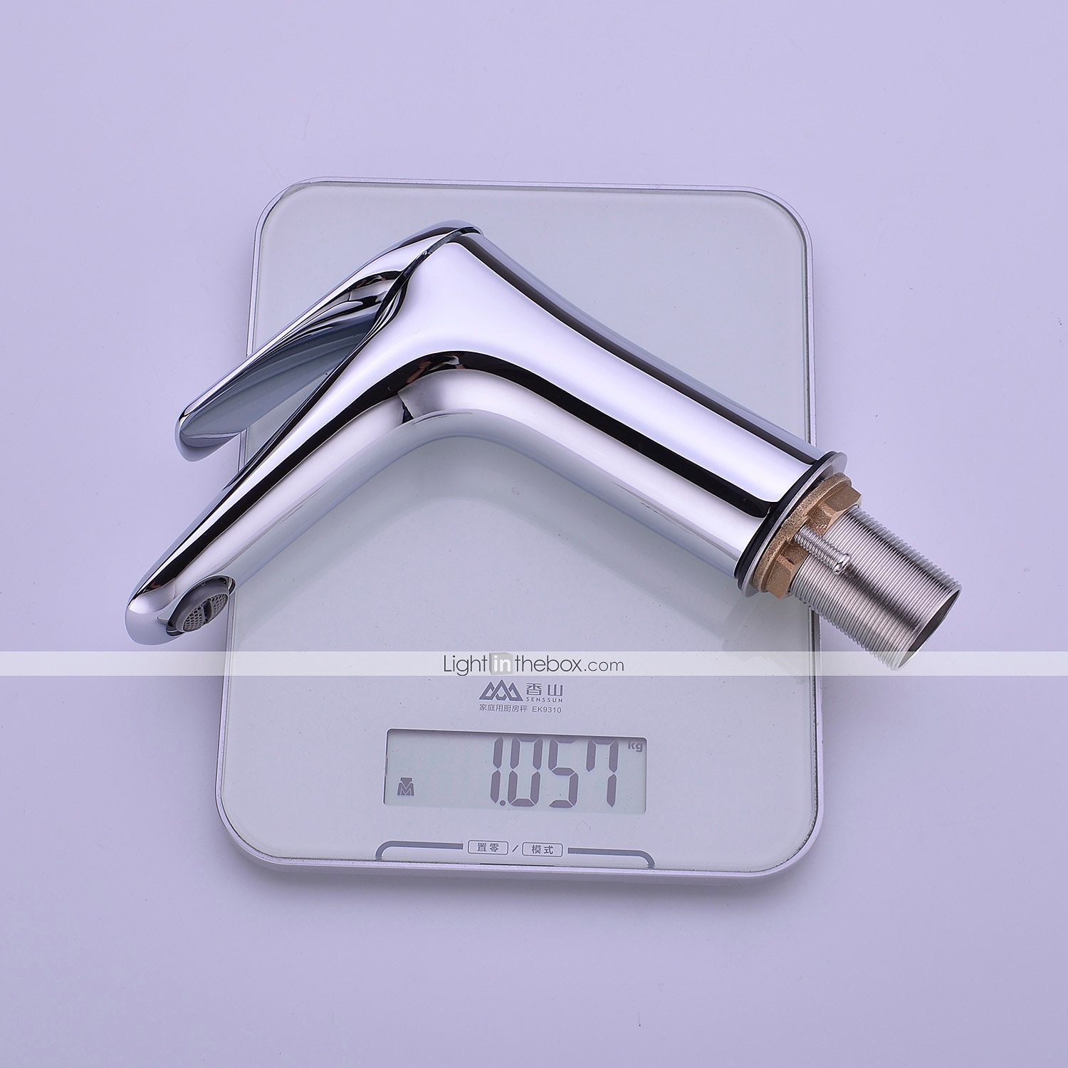 robinet pour lavabo - chrome simple / brossé / galvanisé centerset monocommande monotroubath taps / laiton de 2025 ? $129.99 –P2
