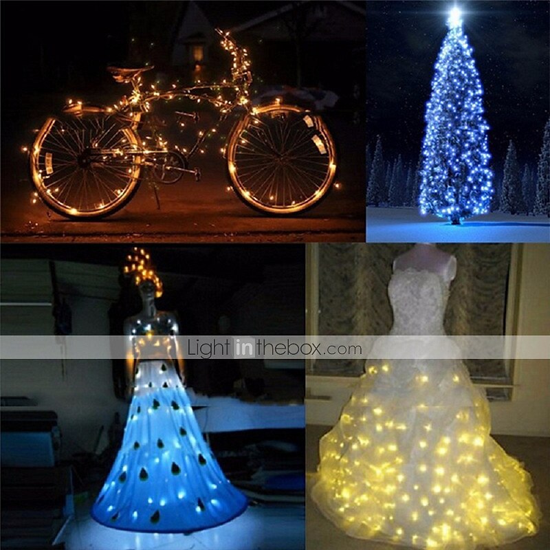 elegante festa di ricevimento di nozze 2 pezzi/set 3m 30led luci a stringa batteria scatola filo di rame ghirlanda lampada esterna impermeabile illuminazione fata per natale festa di nozze decorazione del 2025 a $8.99 –P12