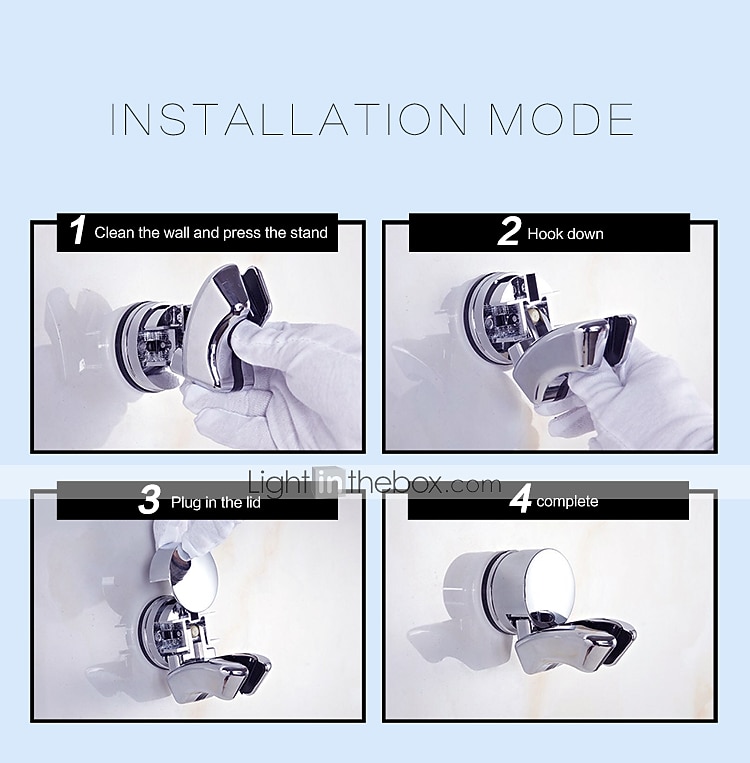 Регулируемый держатель для душа из абс-пластика, присоска, настенный держатель для душа, держатель для душа, кронштейн, сменная стойка 2026 - $7.49 –P9