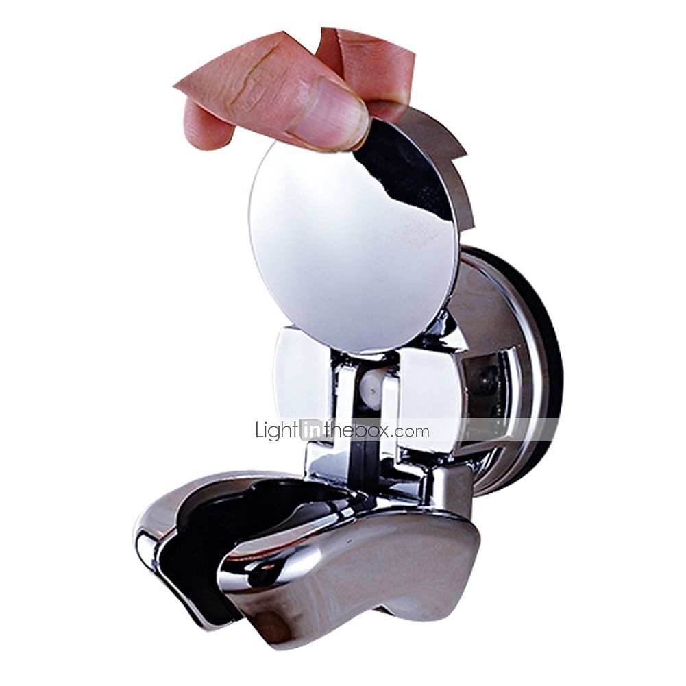 Supporto per soffione doccia regolabile in abs con ventosa del 2025 a $11.49 –P5
