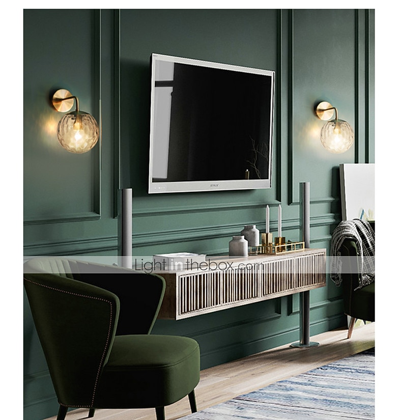 candeeiros de parede estilo nórdico mini arandelas de parede quartos lojas / cafés aplique de parede de vidro ip20 220-240v de 2026 por $76.99 –P2