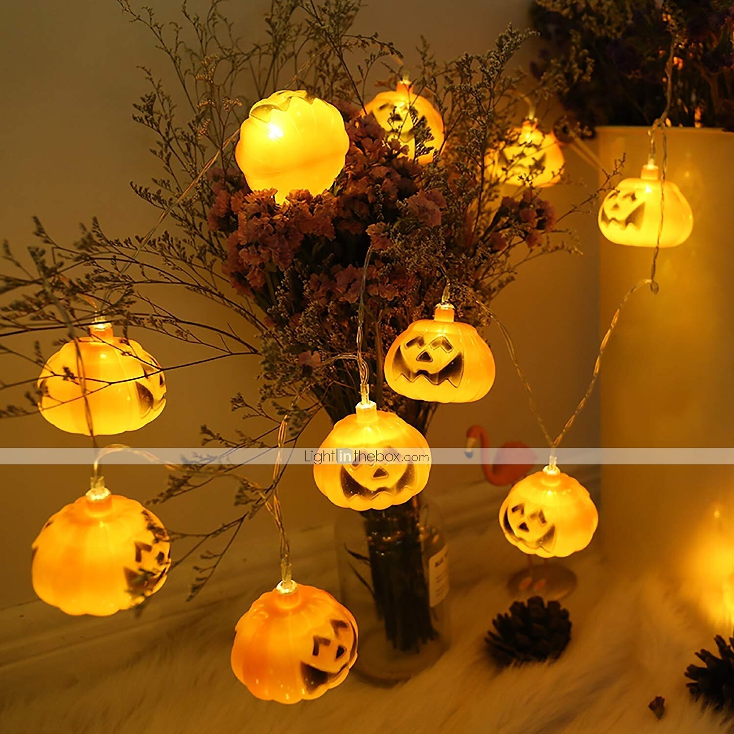 per Decorazioni di Halloween da Interni ed Esterni Luci di Decorazione di Halloween,3m 20 LED Luci Stringa Halloween,Luci Halloween Zucca