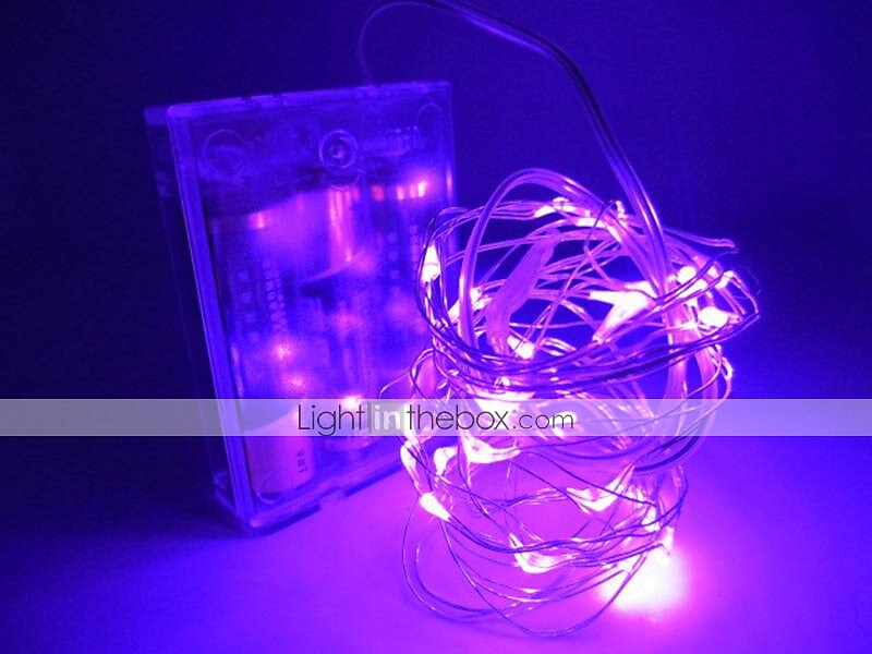 elegante festa di ricevimento di nozze 2 pezzi/set 3m 30led luci a stringa batteria scatola filo di rame ghirlanda lampada esterna impermeabile illuminazione fata per natale festa di nozze decorazione del 2025 a $8.99 –P4