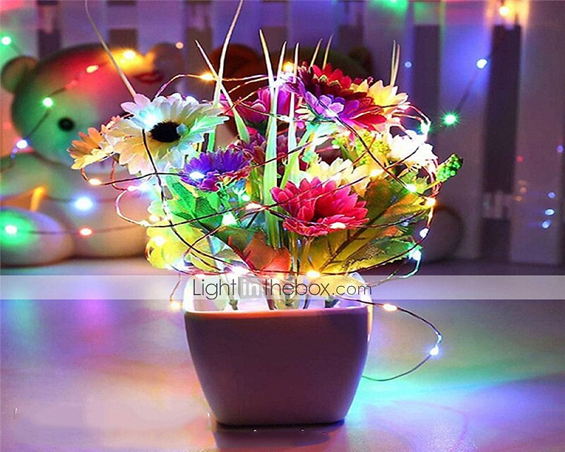 elegante festa di ricevimento di nozze 2 pezzi/set 3m 30led luci a stringa batteria scatola filo di rame ghirlanda lampada esterna impermeabile illuminazione fata per natale festa di nozze decorazione del 2025 a $8.99 –P9