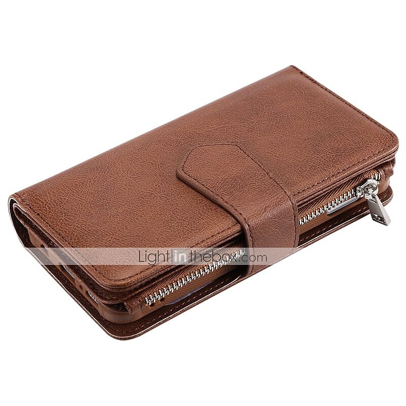 Phone Case For Samsung Galaxy S23 S21 S20 Plus Ultra Wallet Case with Stand Holder Wallet Card Holder Solid Color Hard PU Leather 2025 - $27.99 –P18
