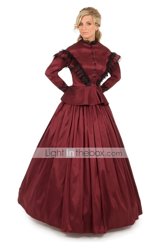 sachin and babi light blue dress Duchess Victorian Ball Gown 1910s Edwardian Cocktail Dress Vintage Dress  Dress Party Costume Prom Dress Women's
