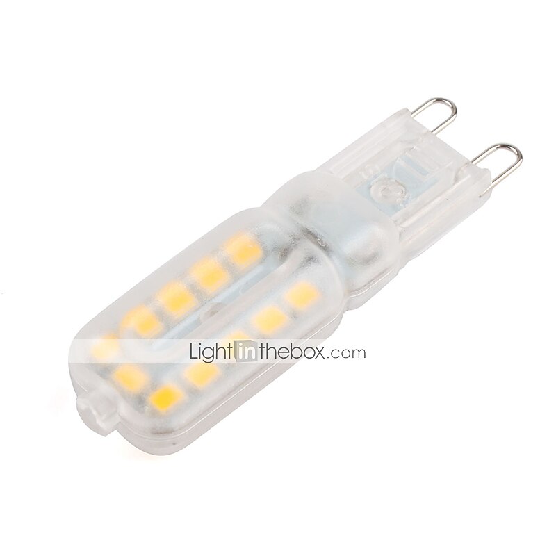 10 יחידות 5w led bi-pin נורת 340lm g9 22leds beads smd 2835 ניתנת לעמעום 60w הלוגן שווה ערך לנברשת חם קר לבן 220v 110v 2025 - $27.99 –P2