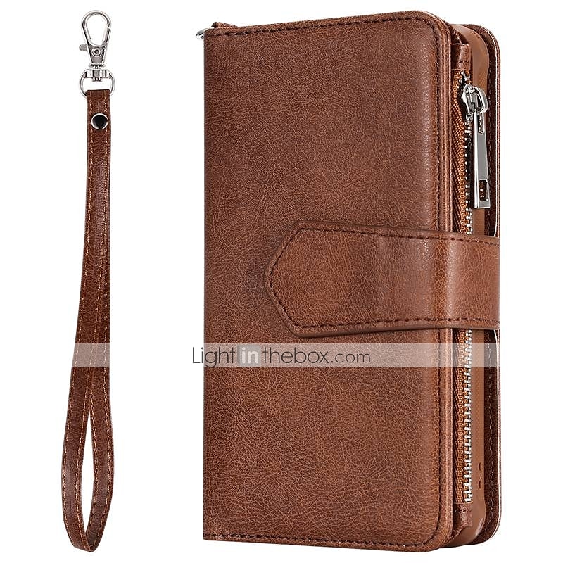 Phone Case For Samsung Galaxy S23 S21 S20 Plus Ultra Wallet Case with Stand Holder Wallet Card Holder Solid Color Hard PU Leather 2025 - $27.99 –P4
