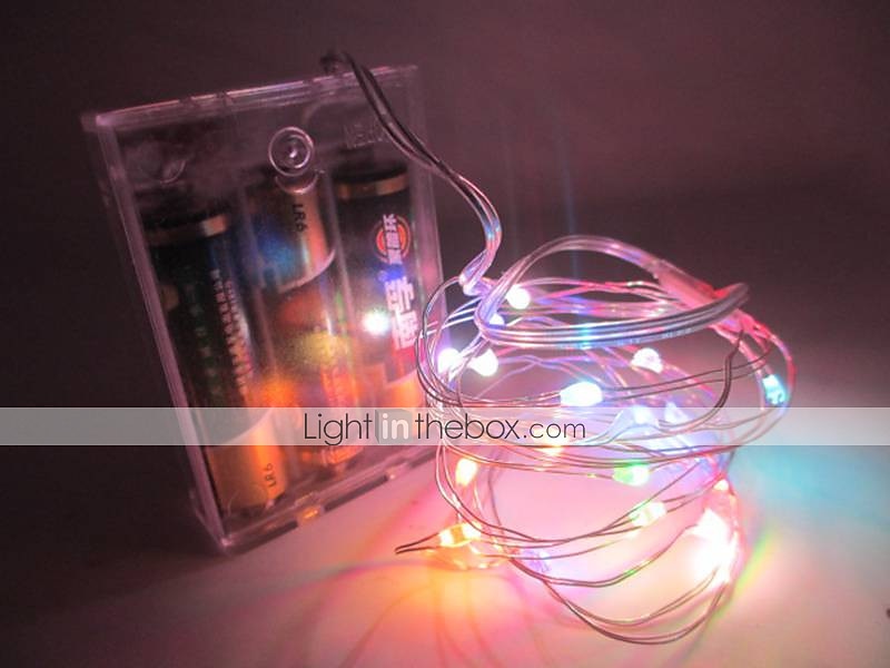 elegante festa di ricevimento di nozze 2 pezzi/set 3m 30led luci a stringa batteria scatola filo di rame ghirlanda lampada esterna impermeabile illuminazione fata per natale festa di nozze decorazione del 2025 a $8.99 –P2