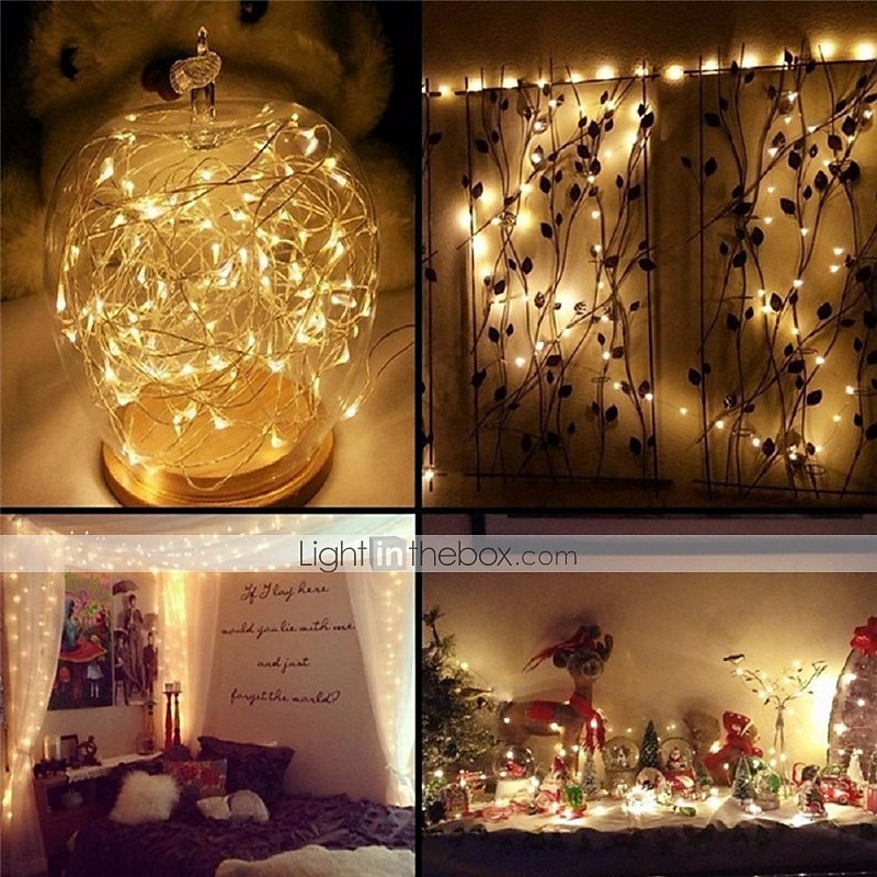 elegante festa di ricevimento di nozze 2 pezzi/set 3m 30led luci a stringa batteria scatola filo di rame ghirlanda lampada esterna impermeabile illuminazione fata per natale festa di nozze decorazione del 2025 a $8.99 –P11