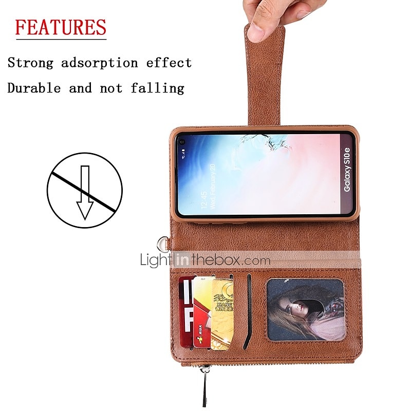 Phone Case For Samsung Galaxy S23 S21 S20 Plus Ultra Wallet Case with Stand Holder Wallet Card Holder Solid Color Hard PU Leather 2025 - $27.99 –P17