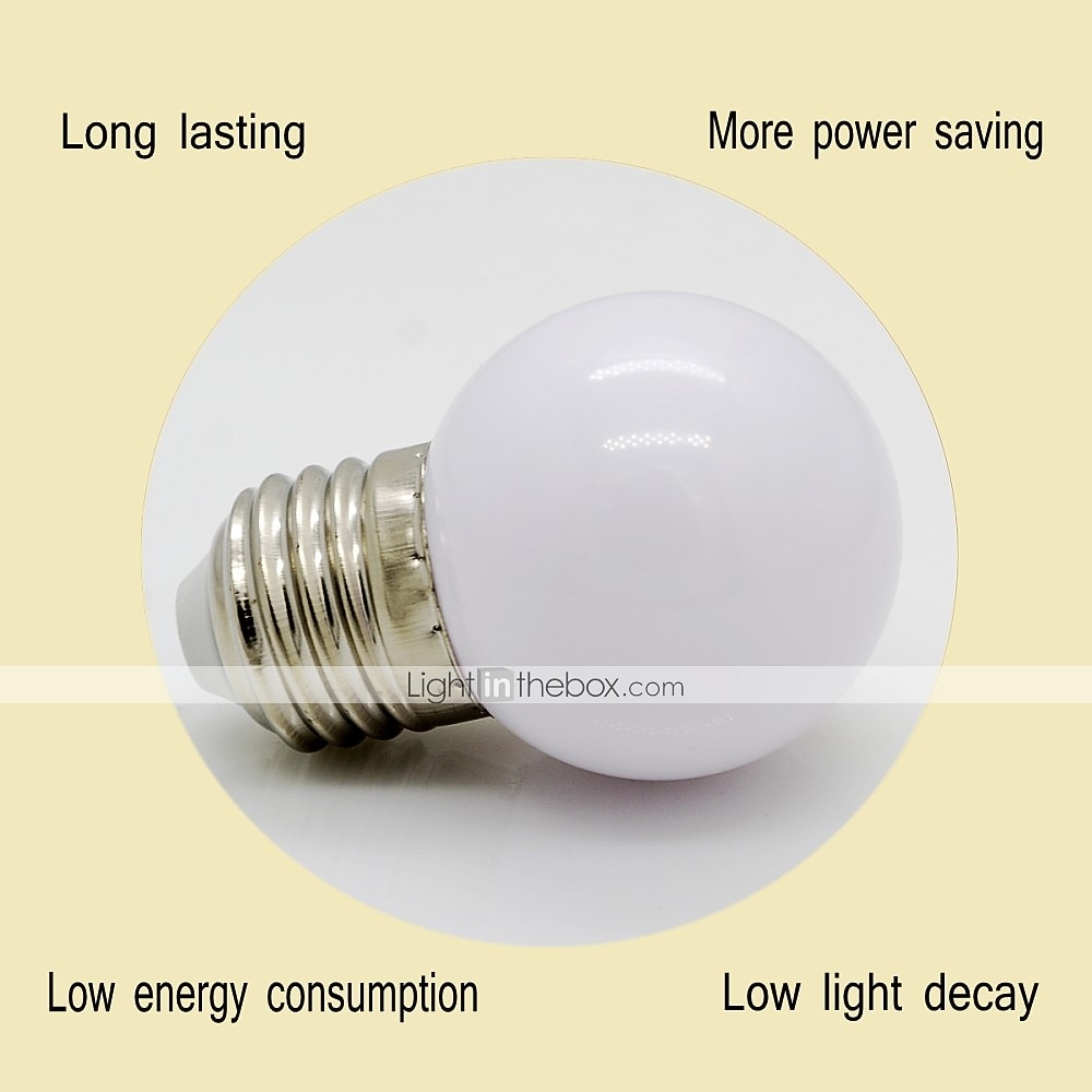 4pcs 1W LED Globe Bulbs E26/E27 G45, 90-120LM, 12 SMD 2835 Beads Warm White/Natural White/White 220-240V 2026 - $22.99 –P5