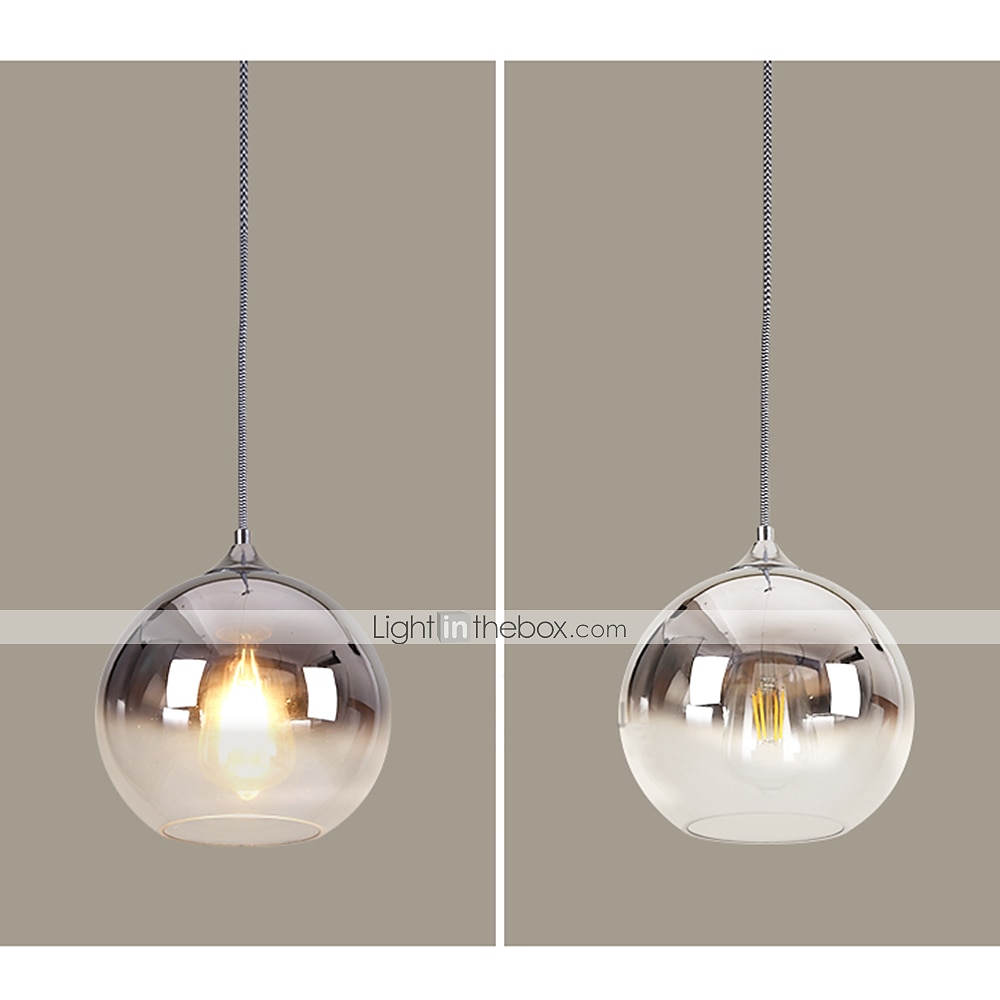20 cm Single Design Pendant Light Glass Globe Electroplated Nordic Style 110-120V 220-240V 2025 - $67.99 –P8
