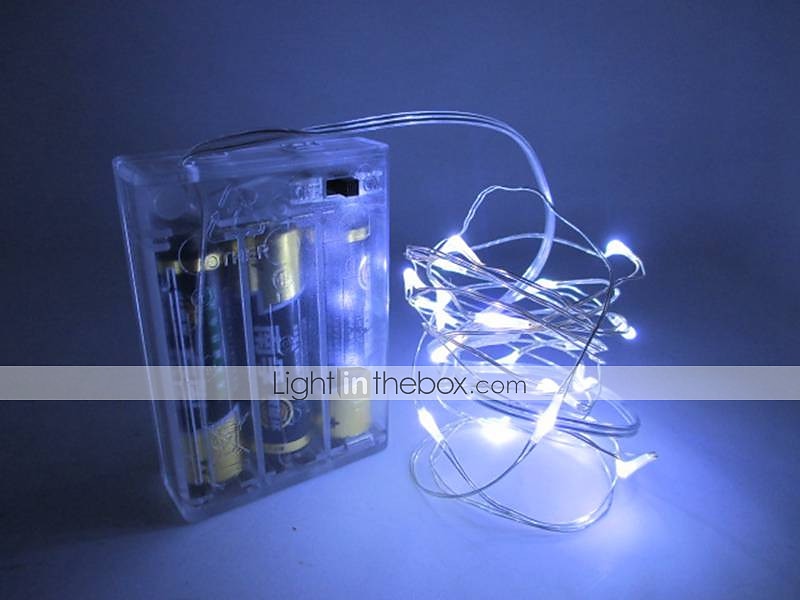 elegante festa di ricevimento di nozze 2 pezzi/set 3m 30led luci a stringa batteria scatola filo di rame ghirlanda lampada esterna impermeabile illuminazione fata per natale festa di nozze decorazione del 2025 a $8.99 –P3