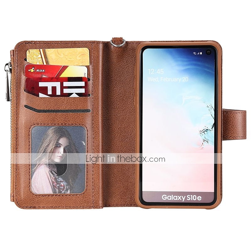 Phone Case For Samsung Galaxy S23 S21 S20 Plus Ultra Wallet Case with Stand Holder Wallet Card Holder Solid Color Hard PU Leather 2025 - $27.99 –P9