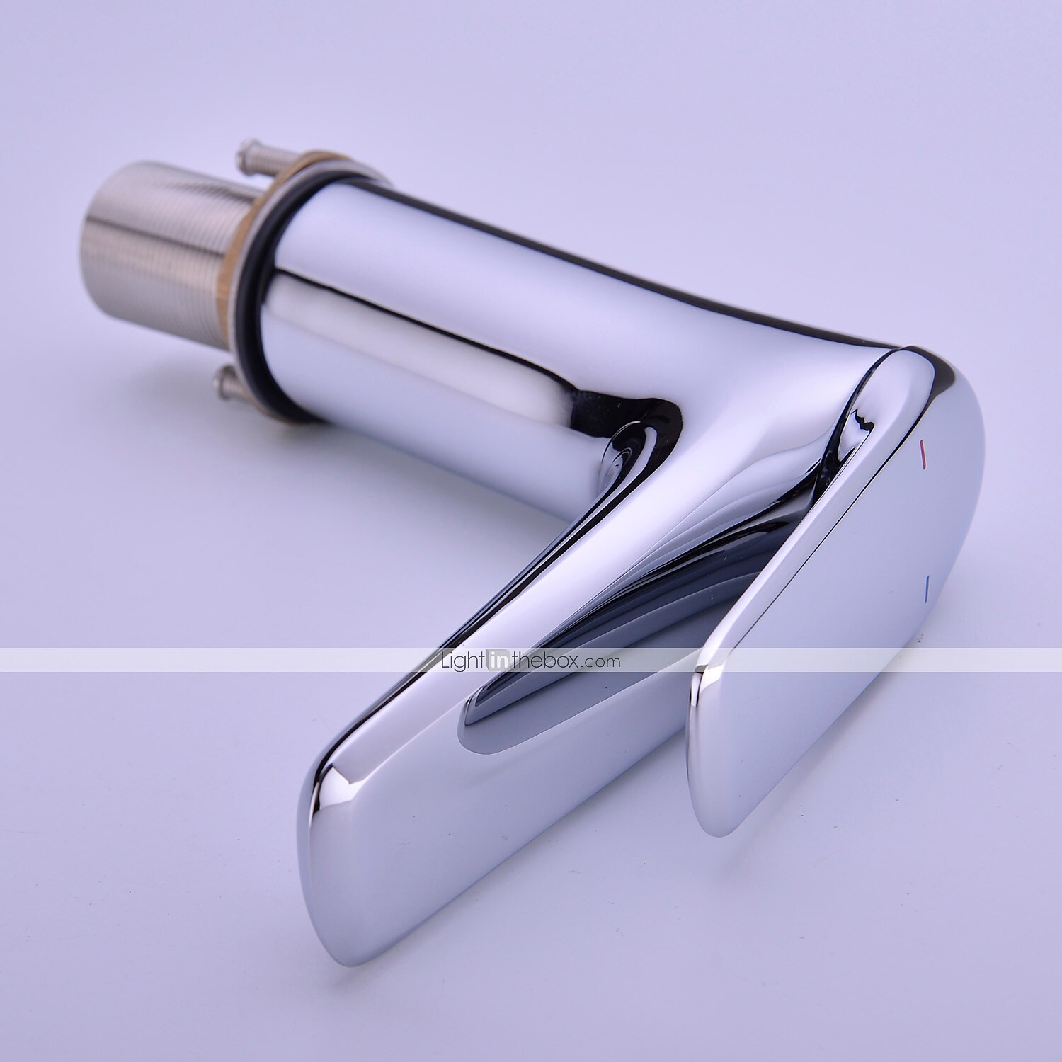 robinet pour lavabo - chrome simple / brossé / galvanisé centerset monocommande monotroubath taps / laiton de 2025 ? $129.99 –P6