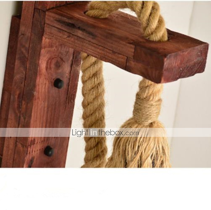 30cm luovat vintage-seinävalaisimet led ambient valot seinävalaisimet makuuhuoneen kaupat / kahvilat hamppuköysi seinävalaisin 110-120/220-240v 40w 2025 - $85.99 –P3