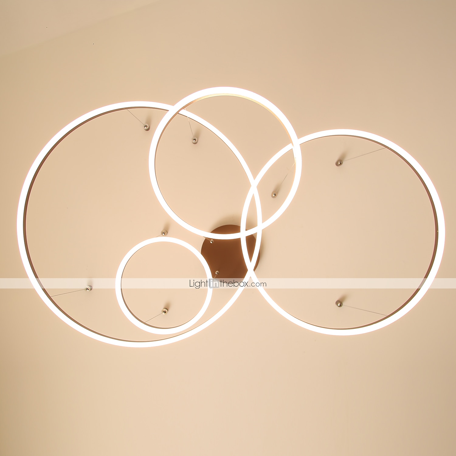 4φωτα led 110w κυκλικός πολυέλαιος led μοντέρνα κρεμαστά φώτα χρυσό καφέ για σαλόνι μπαρ δωμάτιο γραφείο 4 στρώσεις dimmable με τηλεχειριστήριο ρυθμιζόμενο μόνο με τηλεχειριστήριο 2025 - $567.49 –P14