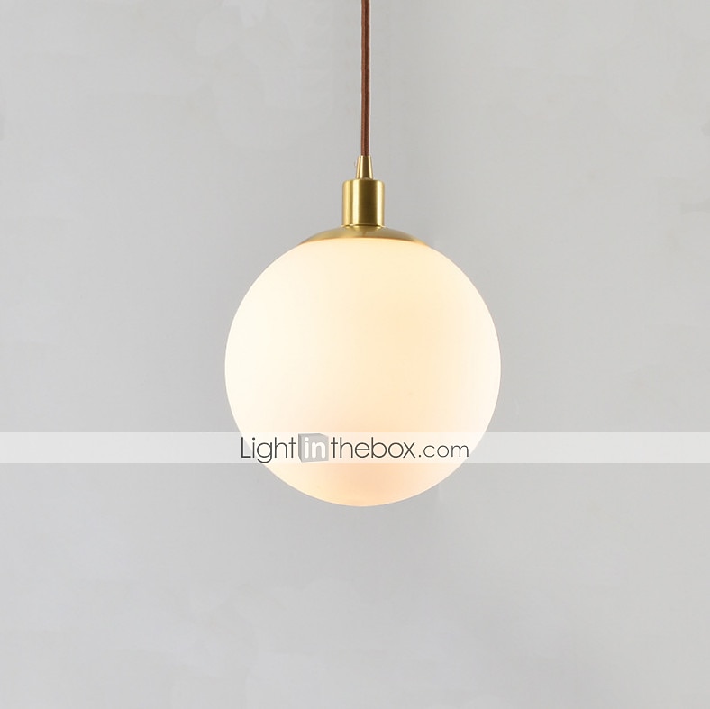 20 سم قلادة بتصميم مفرد نحاسي مضيء نحاس أصفر عصري 220-240 فولت 2026 - CAD $110.99 –P6