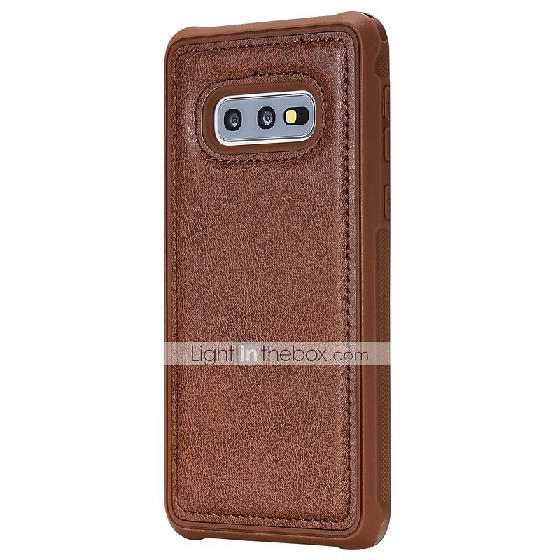 Phone Case For Samsung Galaxy S23 S21 S20 Plus Ultra Wallet Case with Stand Holder Wallet Card Holder Solid Color Hard PU Leather 2025 - $27.99 –P6
