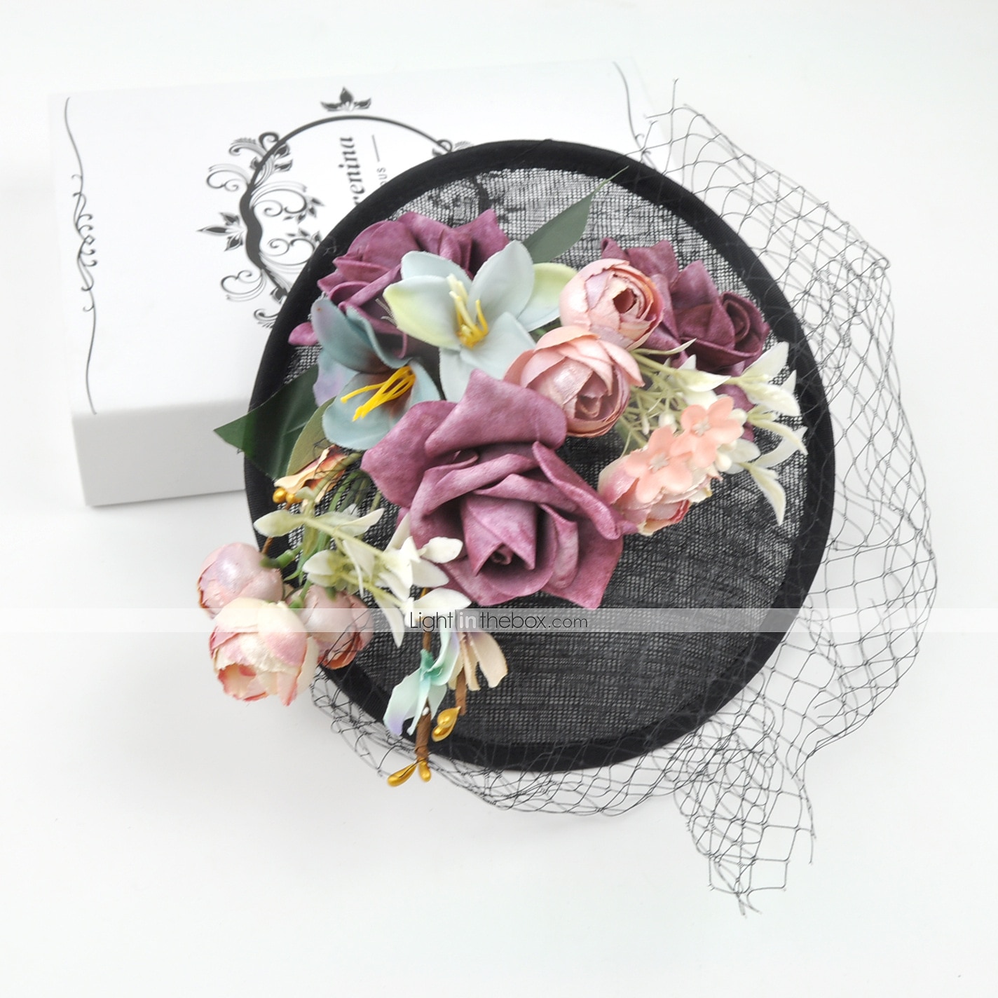 Fascinators Hats Fall WeddingHeadwear Flax Horse Race Ladies Day Royal Astcot Vintage Style Flower Elegant With Floral Headpiece Headwear dress to impress Race Day Dress 2025 - $24.99 –P5