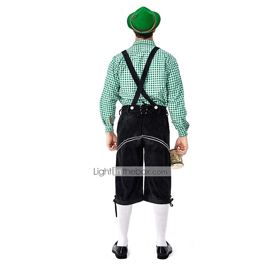 Oktoberfest nahkahousuista Saksa München Wiesn Niityt Miesten Perinteinen tyyli kangas Pusero Shortsit 2025 - $57.99 –P8