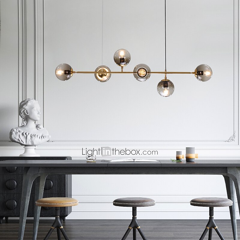 120 cm Single Design Chandelier Metal Island Electroplated Modern Nordic Style 220-240V 2025 - $279.99 –P3