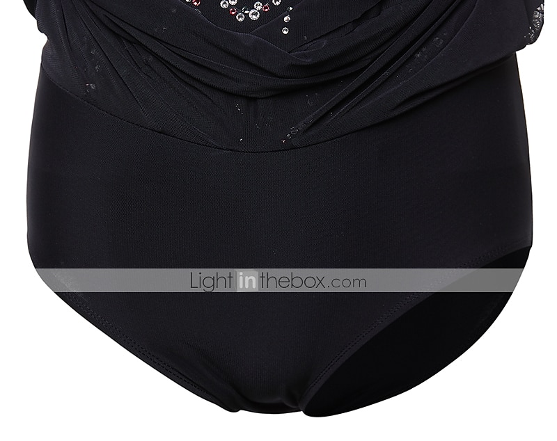 2026年 フィギュアスケート ドレス 女性用 女の子 アイススケート ドレス セット バイオレット ブラック ホワイト オープンバック スパンデックス ストレッチヤーン 高弾性 訓練 競技大会 スケートウェア 手作り ソリッド クラシック クリスタル・ラインストーン 半袖 アイススケート フィギュアスケート  コレクション – $157.99 –P9