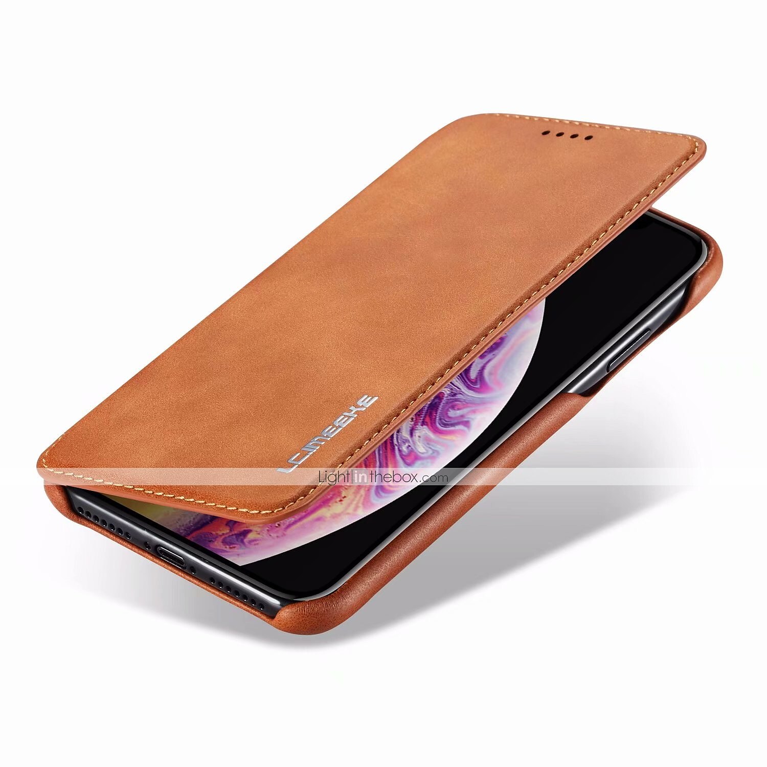 טלפון מגן עבור אייפון 16 אייפון 15 פרו מקס פלוס iPhone 14 13 12 11 Pro Max Mini X XR XS Max 8 7 Plus מארז כרטיס ארנק כיסוי הפוך עם מעמד מגנטי צבע אחיד PC עור PU 2025 - $20.99 –P3