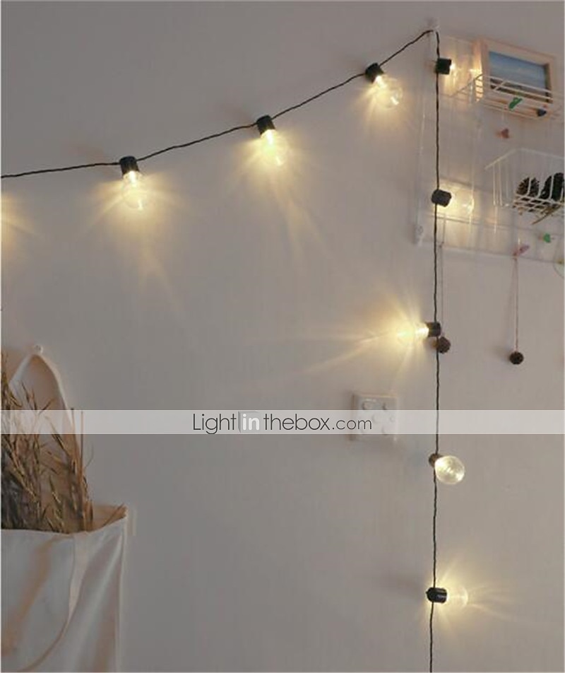 3m 10leds festoen led globe led flexibele string licht fee lamp kerst fee string licht guirlande tuin patio tuin decoratie vakantie buitenverlichting eu us plug ac110v 120v 220v 230v 240v 2025 - $13.49 –P2