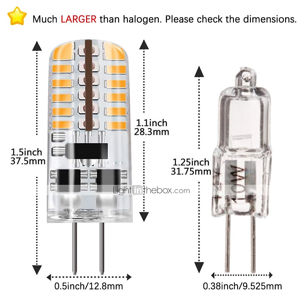 6 stuks 3 w led bi-pin lampen 250 lm g4 48 led kralen smd 3014 warm wit koud wit 220 v 2025 - $15.49 –P3