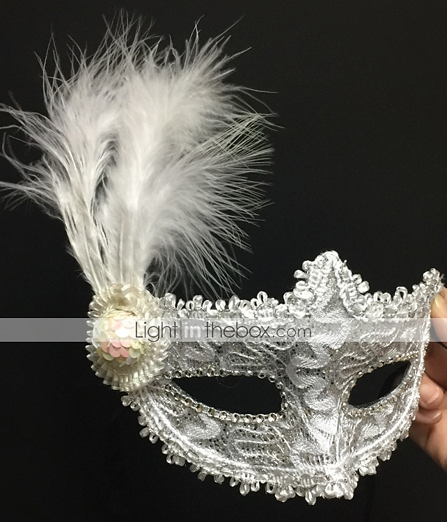Prinzessin Halloween Maske / Venezianische Maske / Maskenmaske Karnevalsmaske Vintage Halbgesicht Erwachsene Damen / Weiblich Karneval / Maskerade Party Maskerade Karneval von Venedig Einfache 2025 - $24.99 –P6