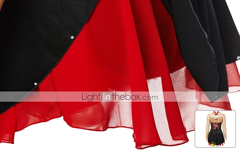 Rochie de Patinaj Artistic Pentru femei Fete Πατινάζ στο πάγο Rochii Ținute Yan roz Alb / Alb Galben și galben Peteci Spandex Înaltă Elasticitate Competiție Ținută Patinaj Clasic Manșon Lung Patinaj 2025 - $123.99 –P8