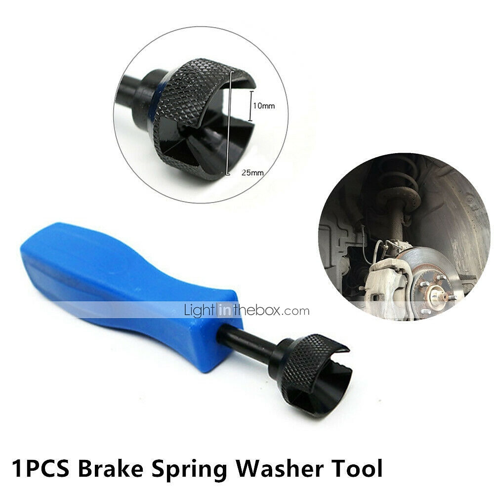 1pc Drum Brake Spring Washer Tool Removal Shoe Retaining Washers Fix Car Cleaner 