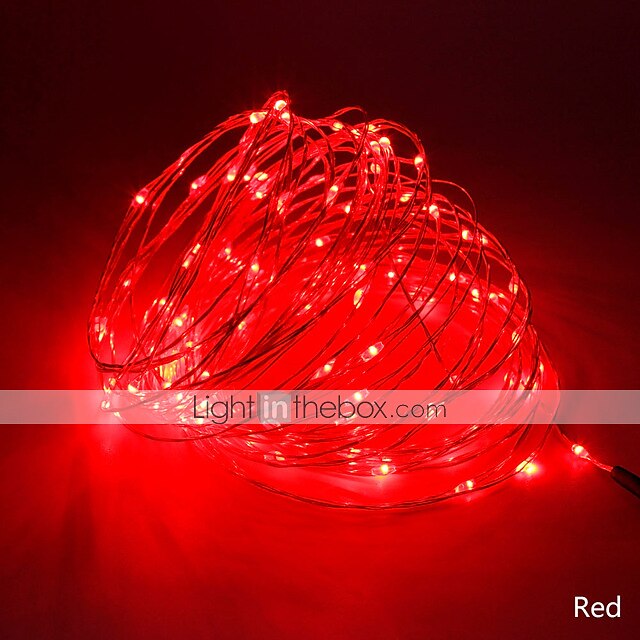 2025年 2m 20LED USB電源カスミソウストリングライト、温白色/赤色カット可能デザイン、屋外ガーデンストリングライトクリスマス中庭装飾 コレクション – $11.99 –P5