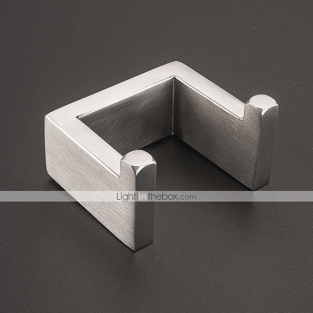 accessorio hardware per il bagno porta carta igienica / porta accappatoio e asta singola per bagno in acciaio inossidabile a parete argento spazzolato 4 pezzi / 3 pezzi / 1 pezzo del 2025 a $28.99 –P11