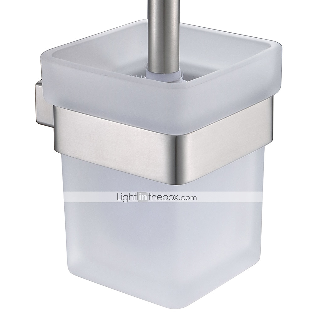 Il set di accessori da bagno multifunzione include portasciugamani porta scopino porta accappatoio e porta carta igienica a parete in acciaio inossidabile argentato 4 pezzi del 2025 a $111.99 –P10
