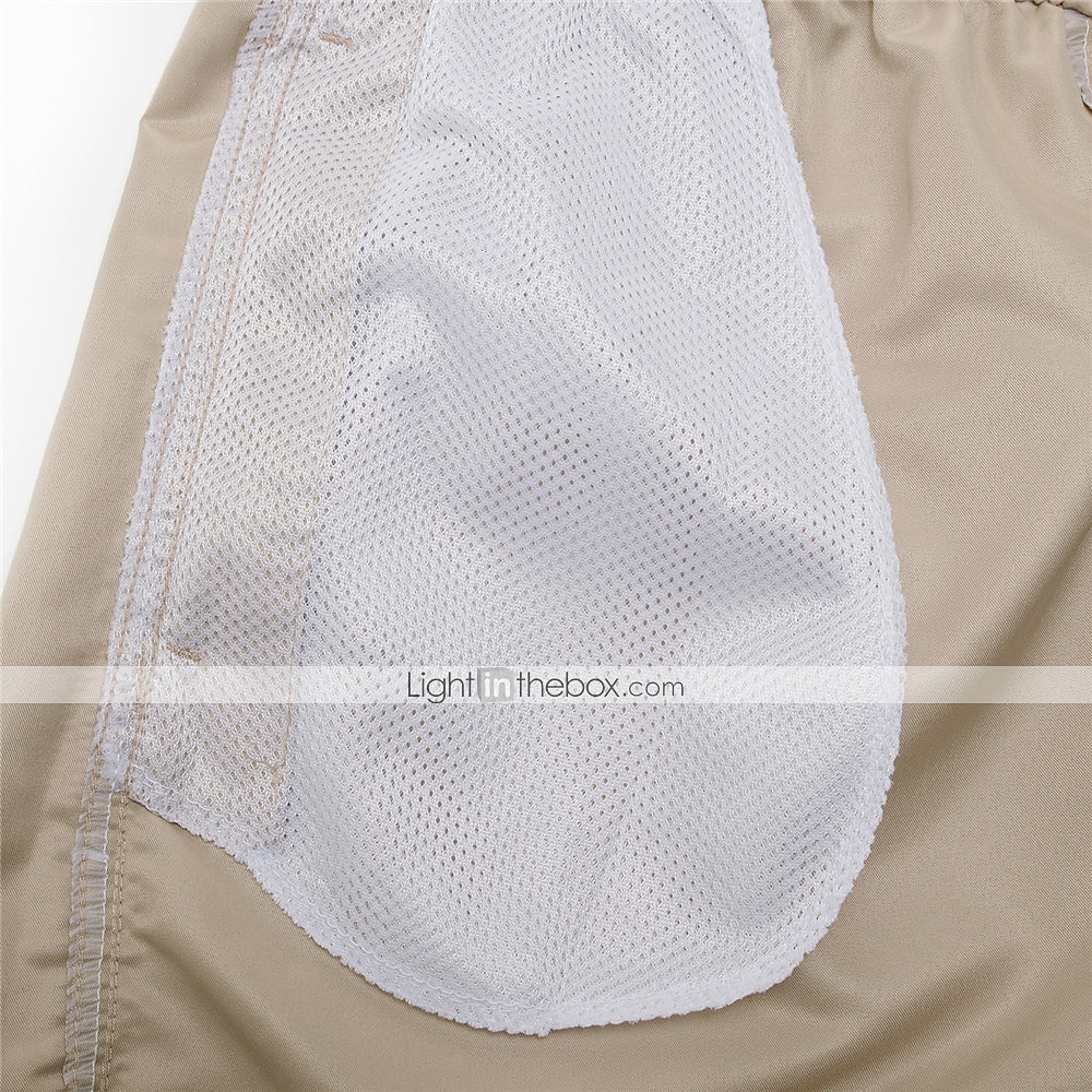 calções de banho masculino calções de banho com forro de malha calções de prancha de secagem rápida cordão elástico respirável com bolsos - natação surf praia desportos aquáticos cor sólida primavera de 2025 por $11.49 –P15