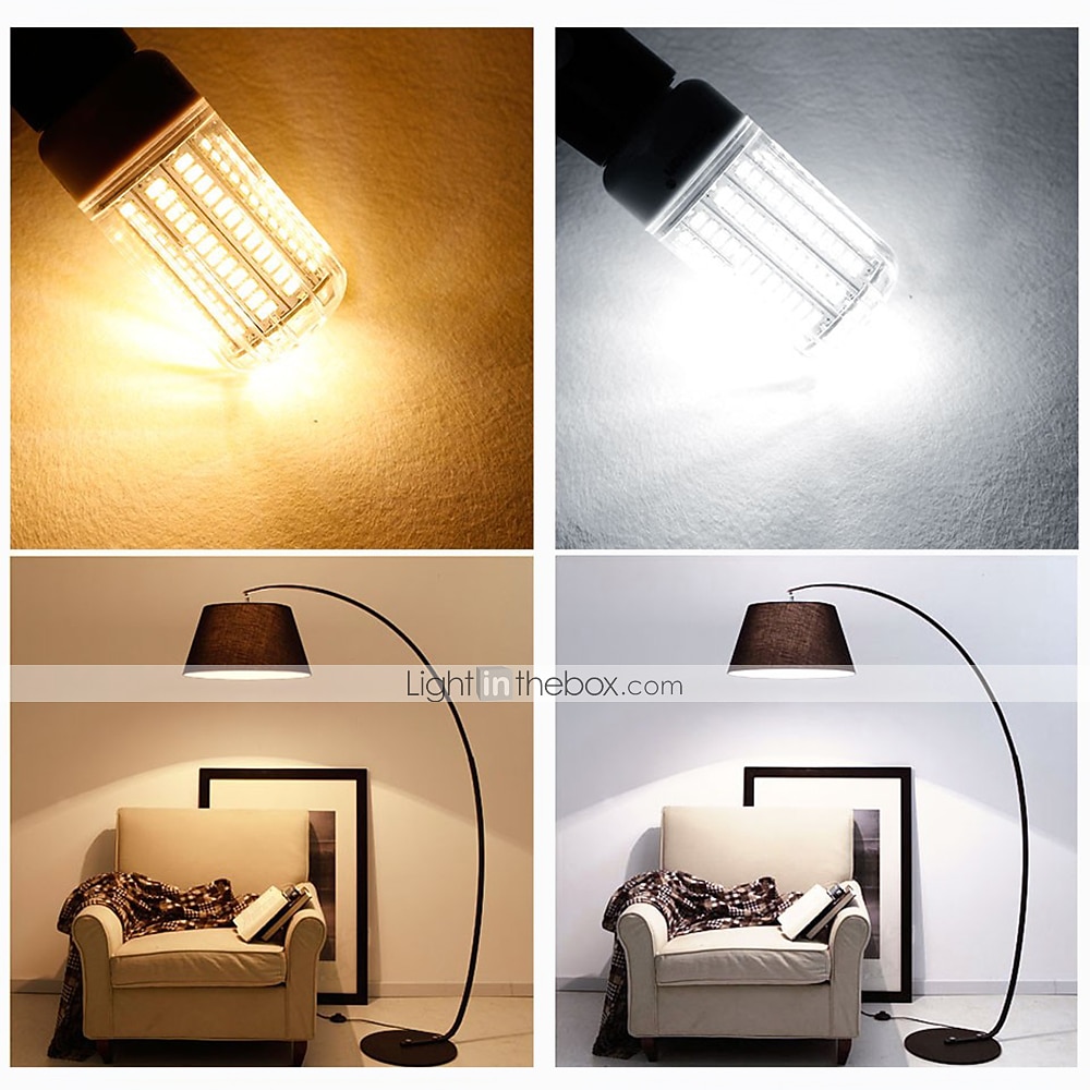 6pcs 20 W Ampoules Maïs LED 2000 lm E14 B22 E26 / E27 T 144 Perles LED SMD 5730 Design nouveau Blanc Chaud Blanc 220-240 V 110-120 V de 2025 ? $74.99 –P1