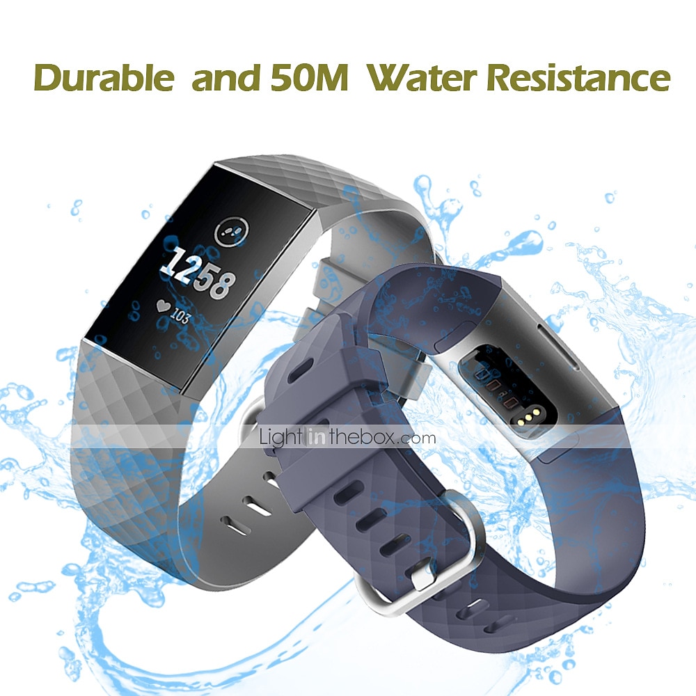 Watch Band for Fitbit Charge 4 / Charge 3 / Charge 3 SE Silicone Replacement  Strap Soft Breathable Wristband 2026 - $8.99 –P14