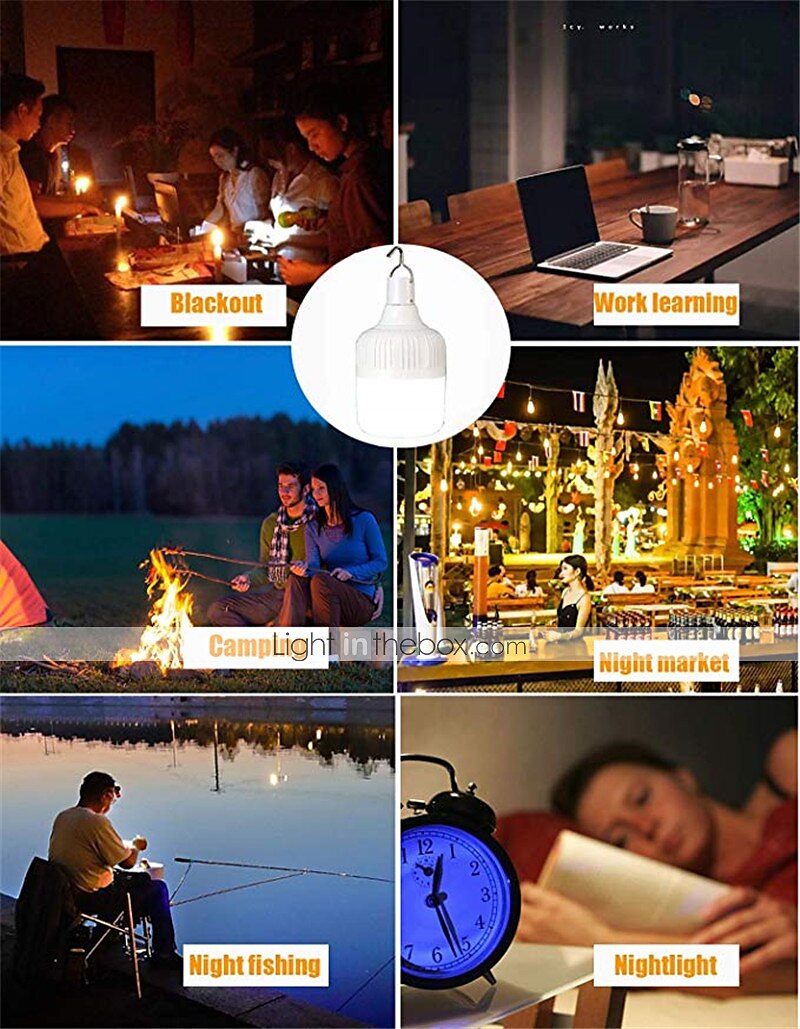 1шт 30 W Круглые LED лампы 1000 lm USB 72 Светодиодные бусины SMD 5730 Водонепроницаемый Перезаряжаемый Диммируемая Белый 5 V / RoHs / CE 2025 - $20.99 –P13