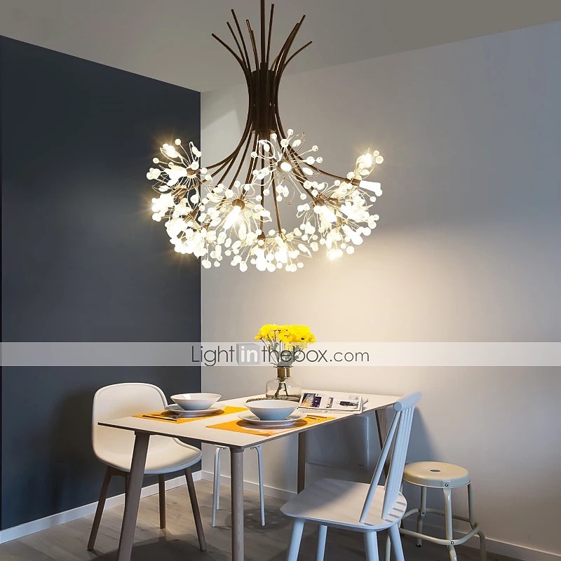 45 cm pandantiv design lanternă candelabru metal sputnik noutate pictate finisaje modern stil nordic generic 2025 - $249.99 –P4