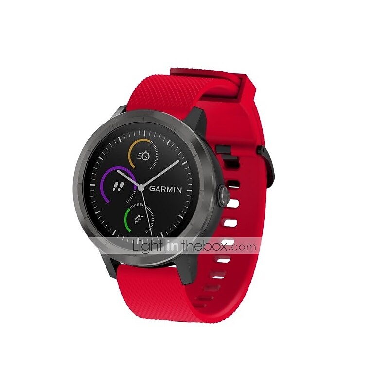 Pulseiras de Relógio para Garmin Abordagem S42 Silicone Substituição Alça Pulseira Esportiva Pulseira de 2025 por $9.99 –P1