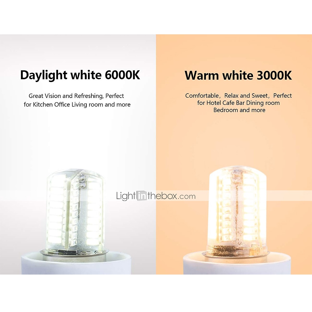2025年 g9調光可能LEDバイピンコーン電球72led600lm5w3014smdウォームクールホワイト360°ビームアングルシャンデリアランプ40wハロゲン相当ac110vac220v コレクション – $44.99 –P5