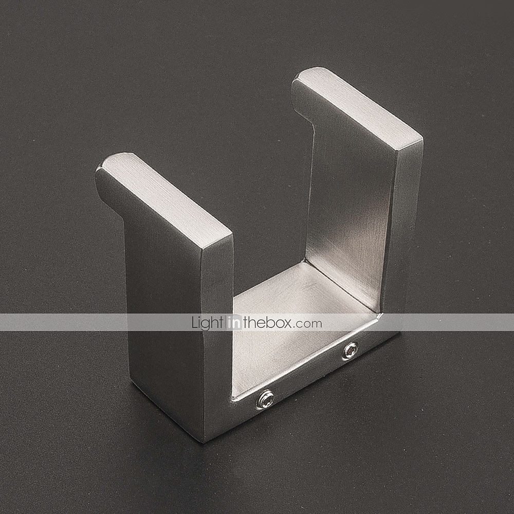 accessorio hardware per il bagno porta carta igienica / porta accappatoio e asta singola per bagno in acciaio inossidabile a parete argento spazzolato 4 pezzi / 3 pezzi / 1 pezzo del 2025 a $28.99 –P10
