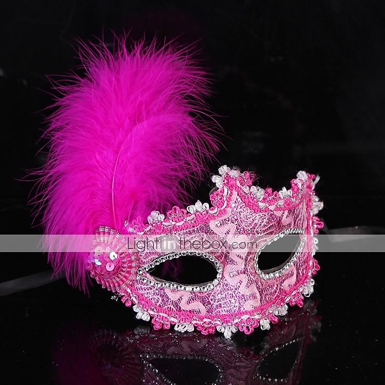 Prinzessin Halloween Maske / Venezianische Maske / Maskenmaske Karnevalsmaske Vintage Halbgesicht Erwachsene Damen / Weiblich Karneval / Maskerade Party Maskerade Karneval von Venedig Einfache 2025 - $24.99 –P2